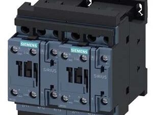 3RA2324-8XB30-1AL2 | Sirius 3RA23 Reversing Contactor Screw Terminal 12A, 3 Pole, 230VAC, AC3 Duty – Siemens