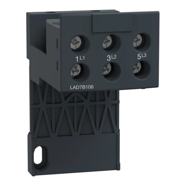 LAD7B106_Image_1500x1500.jpg LAD7B106 | Adapter terminal block, TeSys LRD, for separate mounting of LRD01-D35 LR3D01-D35 – Schneider Electric