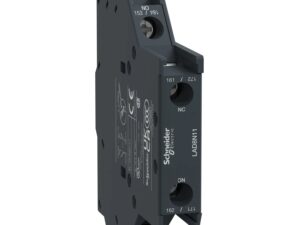LAD8N11 | Auxiliary contact block, TeSys D, 1NO + 1NC, side mounting, screw clamp terminals – Schneider Electric