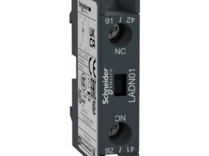 LADN01 | Auxiliary contact block, TeSys D, 1NC, front mounting, screw clamp terminals – Schneider Electric