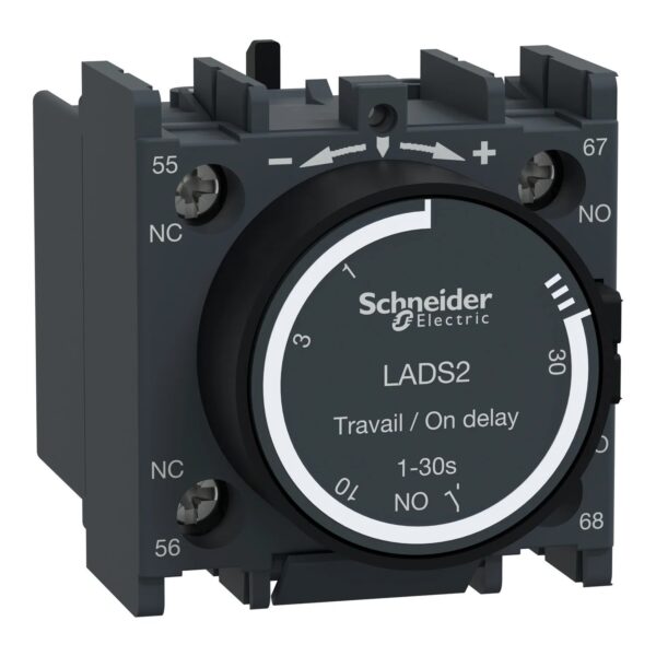 LADS2_Image_1500x1500.jpg LADS2 | TeSys D – time delay auxiliary contact block – 1 NO + 1 NC screw clamp terminals – Schneider Electric