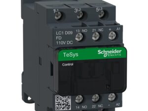 LC1D09FD | TeSys D contactor – 3P(3 NO) – AC-3 – <= 440 V 9 A - 110 V DC coil - Schneider Electric