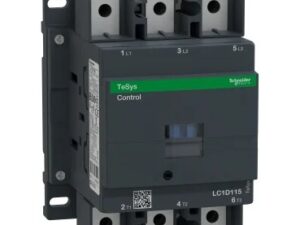 LC1D1156BD | TeSys D contactor – 3P(3 NO) – AC-3 – <= 440 V 115 A - 24 V DC standard coil - Schneider Electric