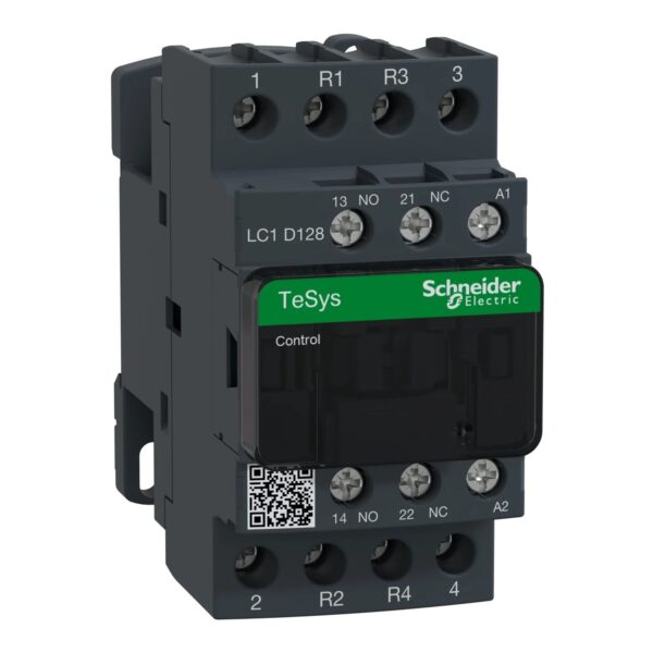 LC1D128E7_Image_1500x1500.jpg LC1D128E7 | TeSys D contactor – 4P(2 NO + 2 NC) – AC-1 – <= 440 V 25 A - 48 V AC coil - Schneider Electric