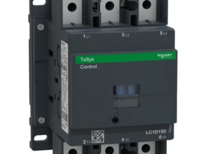 LC1D1506F7 | TeSys D contactor – 3P(3 NO) – AC-3 – <= 440 V 150 A - 110 V AC 50/60 Hz coil - Schneider Electric