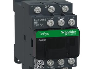 LC1D186BD | TeSys D contactor – 3P(3 NO) – AC-3 – <= 440 V 18 A - 24 V DC coil - Schneider Electric