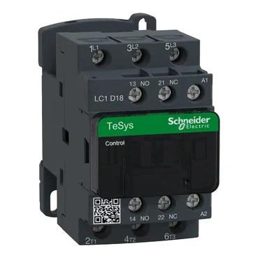 LC1D18B7_Image_web.jpg LC1D18F7 | TeSys D contactor – 3P(3 NO) – AC-3 – <= 440 V 18 A - 110 V AC coil - Schneider Electric