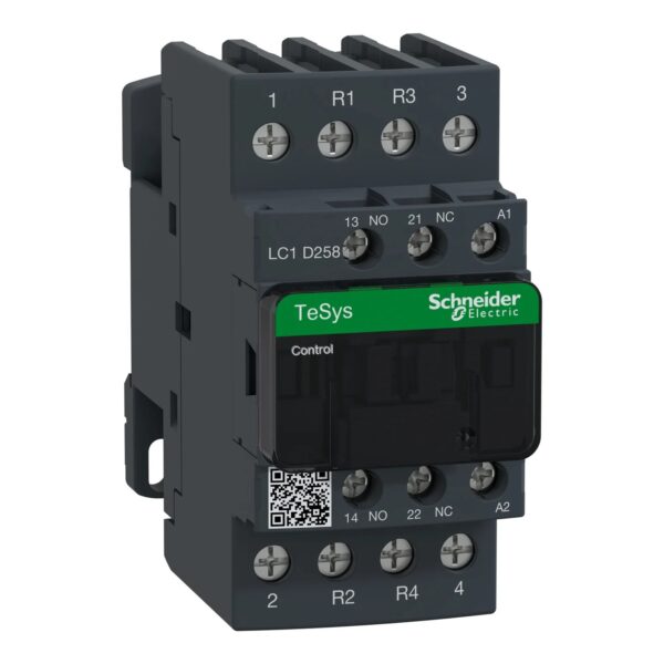 LC1D258F7_Image_1500x1500.jpg LC1D258F7 | TeSys D contactor – 4P(2 NO + 2 NC) – AC-1 – <= 440 V 40 A - 110 V AC coil - Schneider Electric