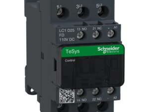 LC1D25FD | TeSys D contactor – 3P(3 NO) – AC-3 – <= 440 V 25 A - 110 V DC coil - Schneider Electric