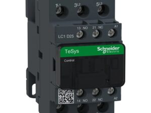 LC1D25U7 | TeSys D contactor – 3P(3 NO) – AC-3 – <= 440 V 25 A - 250 V AC coil - Schneider Electric