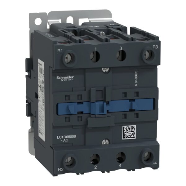 LC1D65008M7_Image_1500x1500.jpg LC1D65008F7 | TeSys D contactor – 4P(2 NO + 2 NC) – AC-1 <= 440 V 80 A 110 V AC 50/60 Hz coil - Schneider Electric
