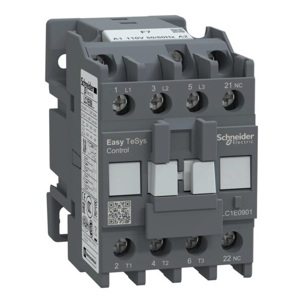 LC1E0901F7_Image_1500x1500.jpg LC1E0901F7 | Easy TeSys contactor 3P(3 NO) – AC-3 – <= 440 V 9A - 110 V AC coil - Schneider Electric