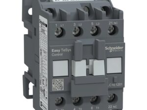LC1E1201B7 | Easy TeSys contactor 3P(3 NO) – AC-3 – <= 440 V 12A - 24 V AC coil - Schneider Electric
