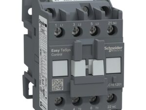 LC1E1201U5 | Easy TeSys contactor 3P(3 NO) – AC-3 – <= 440 V 12A - 240 V AC coil - Schneider Electric