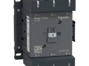 LC1E120F5 | Easy TeSys contactor 3P(3 NO) – AC-3 – <= 440 V 120A - 110 V AC coil - Schneider Electric