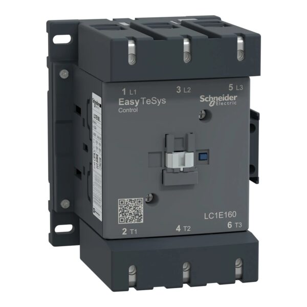 LC1E160N5_Image_1500x1500.jpg LC1E160N5 | contactor – Easy TeSys – 3P (3 NO) – AC-3 – <= 440 V 160 A - 415 V AC coil - Schneider Electric