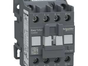 LC1E1801F7 | Easy TeSys contactor 3P(3 NO) – AC-3 – <= 440 V 18A - 110 V AC coil - Schneider Electric