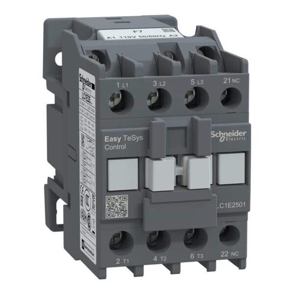 LC1E2501F7_Image_1500x1500.jpg LC1E2501F7 | Easy TeSys contactor 3P(3 NO) – AC-3 – <= 440 V 25A - 110 V AC coil - Schneider Electric