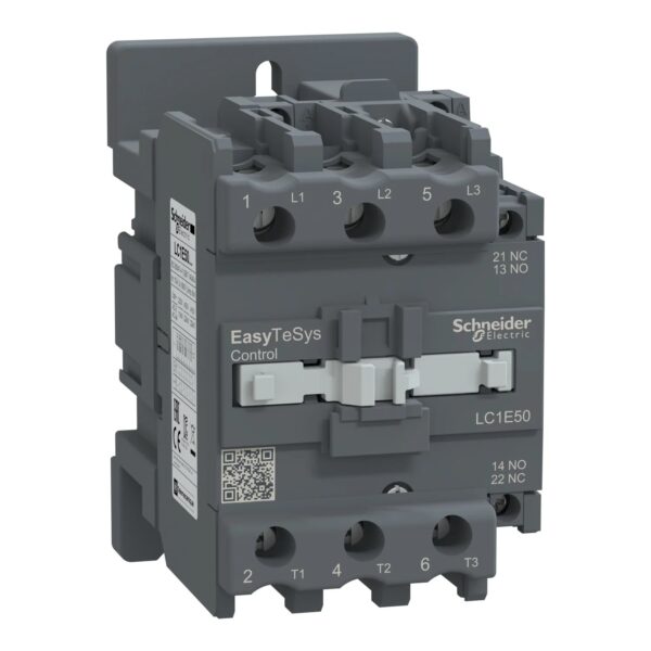 LC1E50U5_Image_1500x1500.jpg LC1E50U5 | Easy TeSys contactor 3P(3 NO) – AC-3 – <= 440 V 50A - 240 V AC coil - Schneider Electric