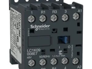 LC1K09008E7 | TeSys K contactor – 4P (2 NO + 2 NC) – AC-1 <= 440 V 20 A - 48 V AC coil - Schneider Electric