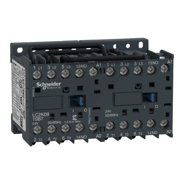 LC2K0910B7_Image_1500x1500.jpg LC2K0910E7 | TeSys K reversing contactor – 3P – AC-3 <= 440 V 9 A - 1 NO - 48 V AC coil - Schneider Electric