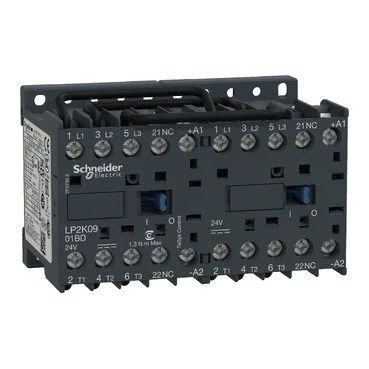 LP2K0901BD_Image_web.jpg LP2K0901BD | TeSys K reversing contactor – 3P – AC-3 <= 440 V 9 A - 1 NC - 24 V DC coil - Schneider Electric
