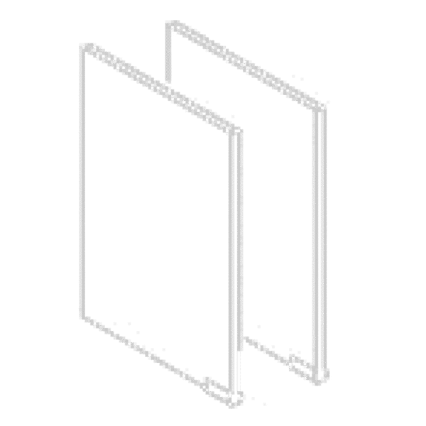 LV429329 | interphase barriers, Compact NSX 100/160/250, EasyPact CVS 100/160/250, set of 6 parts – Schneider Electric