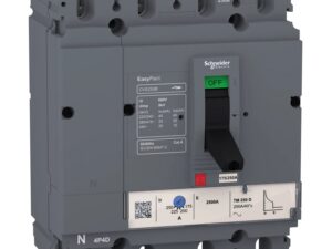 LV510311 | circuit breaker EasyPact CVS100B, 25 kA at 415 VAC, 25 A rating thermal magnetic TM-D trip unit, 4P 3d – Schneider Electric