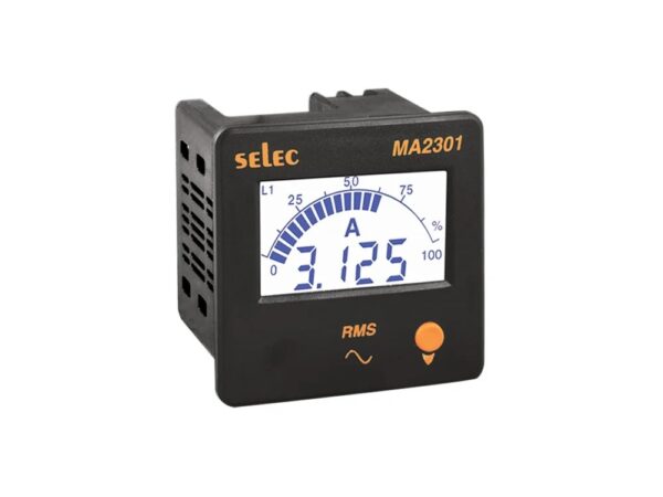 MA2301 | LCD Ammeter, 72x72mm – Selec