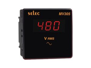 MV305 | LED Voltmeter, 96x96mm – Selec