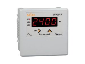 MV35 | Digital voltmeter with wide Aux supply – Selec