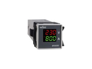 MVA593 | LED volt-amp meter, 48X48mm – Selec