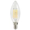 Wipro Garnet 4W Filament Candle LED Bulb – Warm White (2700K), E14 Base | Decorative & Energy-Efficient Bulb with In-Built Surge Protection | Ideal for Home & Office Décor | Model N41002