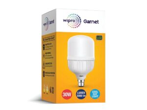 Wipro Garnet High Wattage Bulb – B22, Cool White, 30W