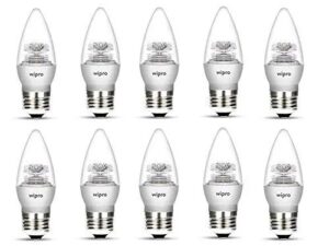 Wipro Clear Candle LED Bulbs – E14, Warm White, 3W