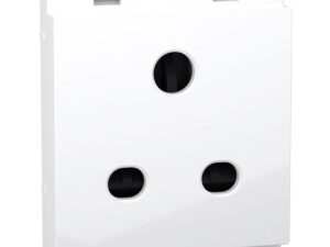P2005NS | Livia, socket-outlet, 2P+E with shutter, 6A, white – Schneider Electric