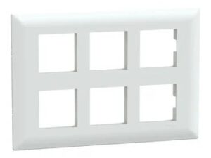 P0712 | Cover frame, Livia, 12 grid, 12 module, white – Schneider Electric