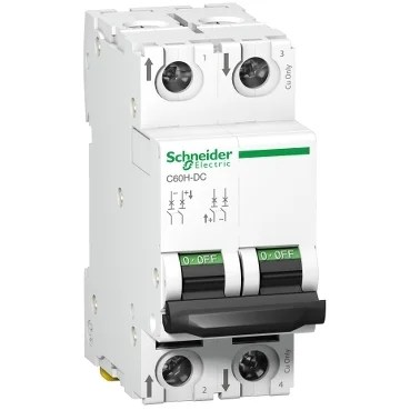 PB107194_web.jpg A9N61521 | miniature circuit breaker – C60H – 2 poles – 1 A – C curve – Schneider Electric