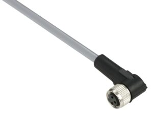 XZCPV0666L5 | Pre wired connectors XZ, elbowed female, M8, 3 pins, cable PVC 5 m – Telemecanique Sensors