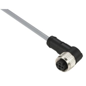 XZCPV1241L10 | Pre wired connectors XZ, elbowed female, M12, 4 pins, cable PVC 10 m – Telemecanique Sensors