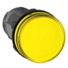 XA2EVM8LC | round pilot light Ø 22 yellow – integral LED – 220 V AC- screw clamp terminals – Schneider Electric