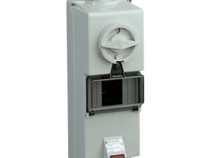 82758 | Isoblock interlocked socket – 16 A – 3P + E – 380…415 V AC – IP65 – wall – Schneider Electric