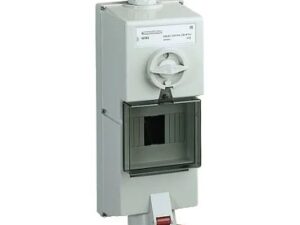 82783 | Isoblock interlocked socket – 63 A – 3P + N + E – 380…415 V AC – IP65 – wall – Schneider Electric