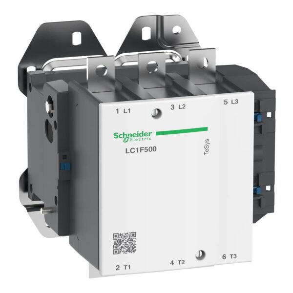 PIO00021795_1500x1500-1.jpg LC1F500 | TeSys F contactor – 3P(3 NO)-AC-3 <= 440V 1100A with coil LX1/ LX9 - 48…1000V AC 40/400Hz, LX4 - 48...440V DC - Schneider Electric