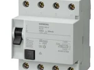 5SM34456RC | Betagard RCCB 125 A, 4 Pole, 100 mA, Type A – Siemens