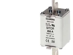 3NE3224 | SITOR fuse link, with slotted blade contacts, NH1, In: 160 A, AC: 1000 V, front indicator – Siemens