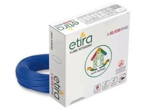 0.75Sqmm, Blue | POLYCAB ETIRA PVC INSULATED SINGLE CORE CABLE