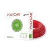 6Sqmm, Red | Polycab Maxima+ | Green Wire HR FR-LSH LF | PVC Insulated Copper Cable 90Mtrs