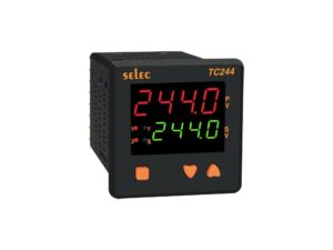 TC244AX | Dual Display, Dual Set Point, Relay/SSR+ Relay Output, 72X72 mm – Selec