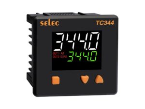TC344CX | White+Green Display, 2 relay output, 96X96mm – Selec
